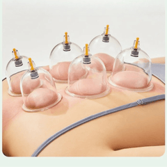 Plastic Cupping Therapy 24 Piece Set – Complete Kit - Azen