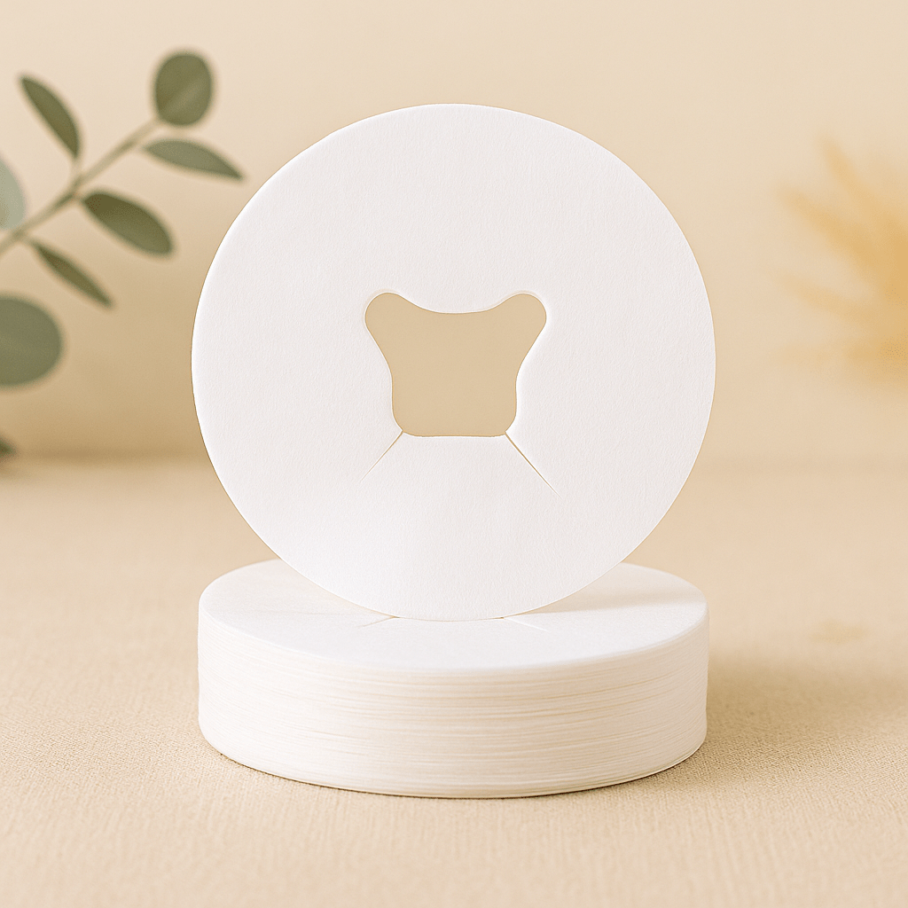 Disposable Circle Face Massage Sheets – Pack of 100 - Azen