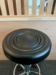 Black Swivel Massage Stool – Adjustable Height - Azen