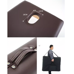 Portable Leather Massage Table + Carry Bag