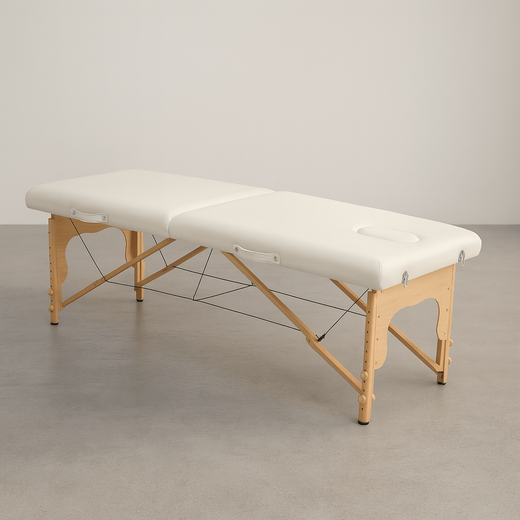 Portable Leather Massage Table + Carry Bag - Azen