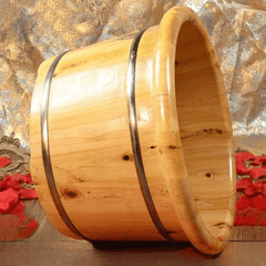 Wooden Foot Spa Tub - 38cm diameter - Azen