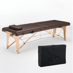 Portable Leather Massage Table + Carry Bag - Azen
