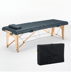 Portable Leather Massage Table + Carry Bag - Azen