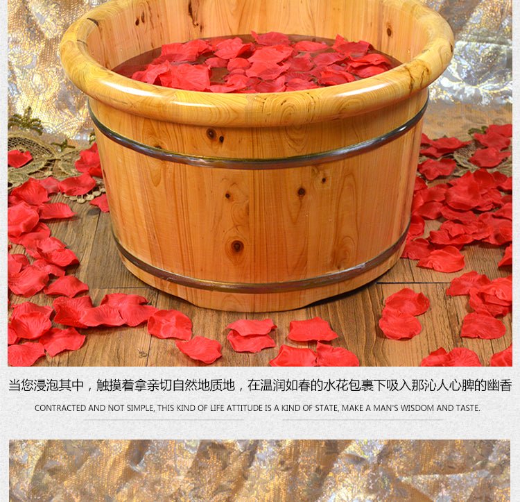 Wooden Foot Spa Tub - Azen