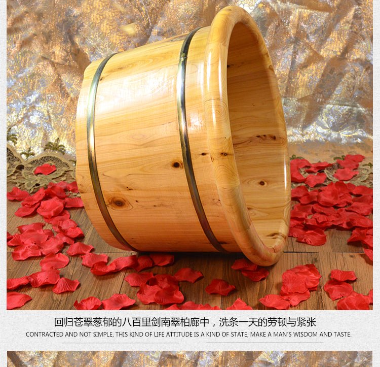 Wooden Foot Spa Tub - Azen