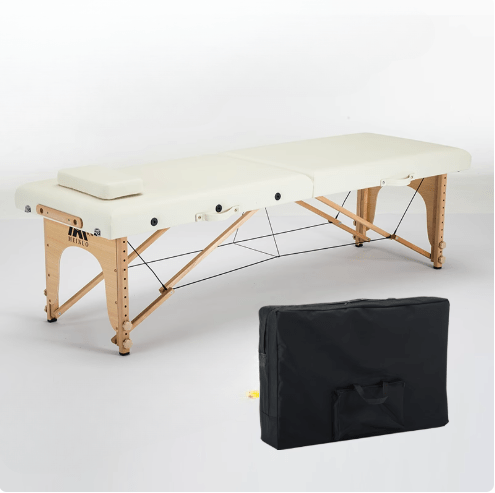 Portable Leather Massage Table + Carry Bag - Azen