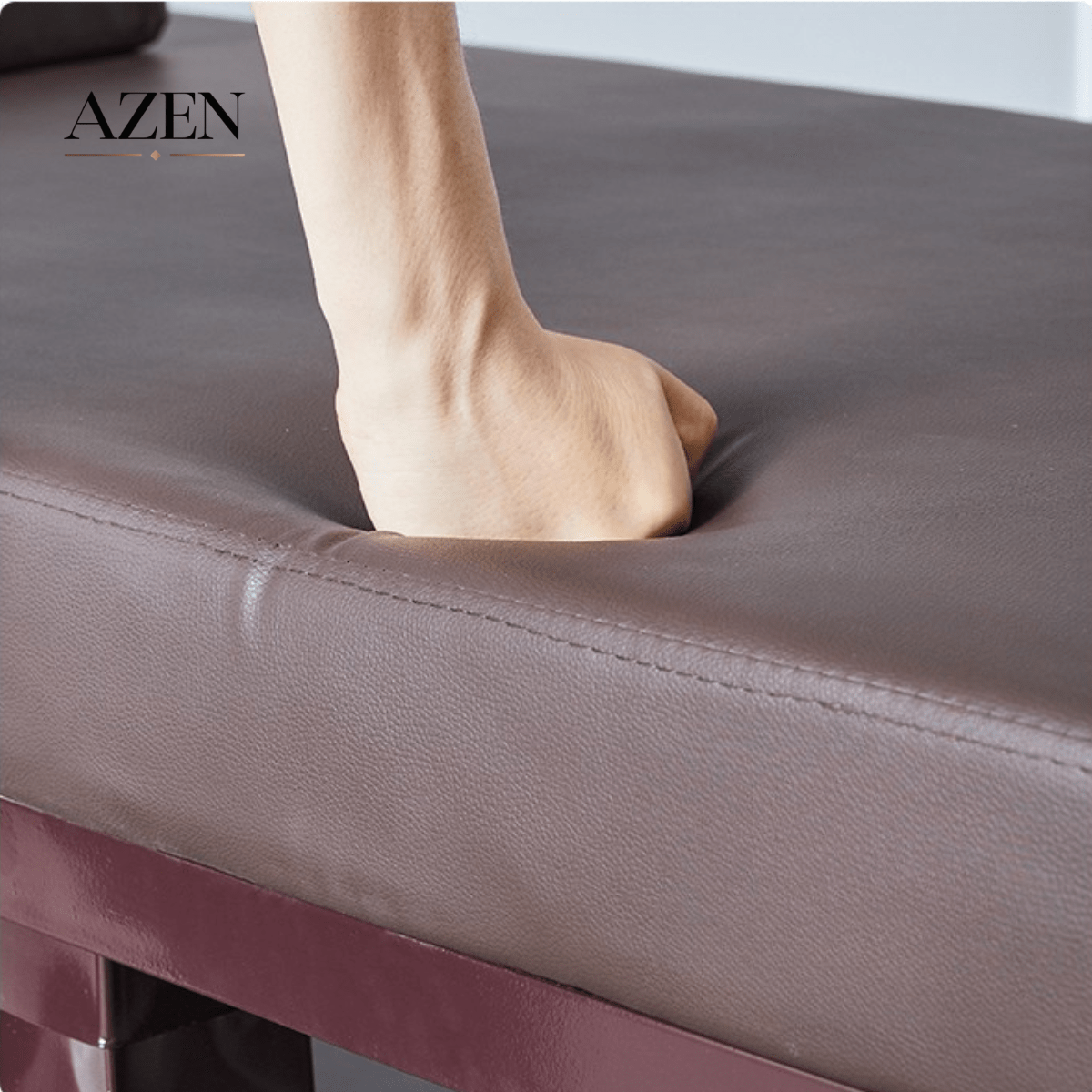 Leather Stationary Massage Table - 190x80 - Azen